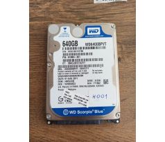 2.5" 640GB WD6400BPVT