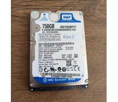 2.5" 750GB WD7500BPVT