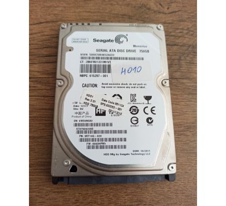 2.5" 750GB Seagate Momentus H010