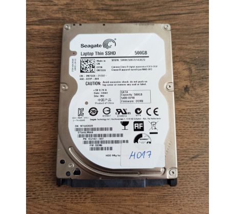 2.5" 500GB Seagate Thin SSHD