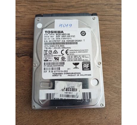 2.5" 1TB Toshiba MQ01ABD100