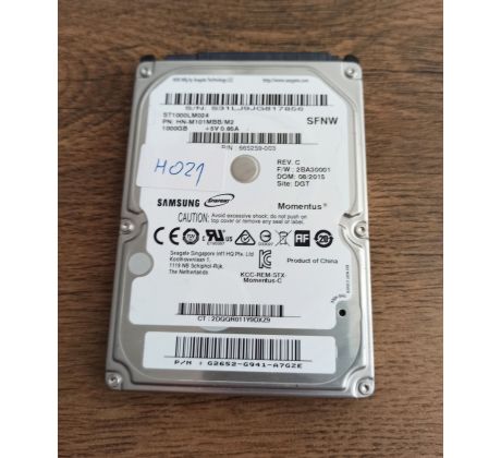 2.5" 1TB Samsung Momentus ST1000LM024