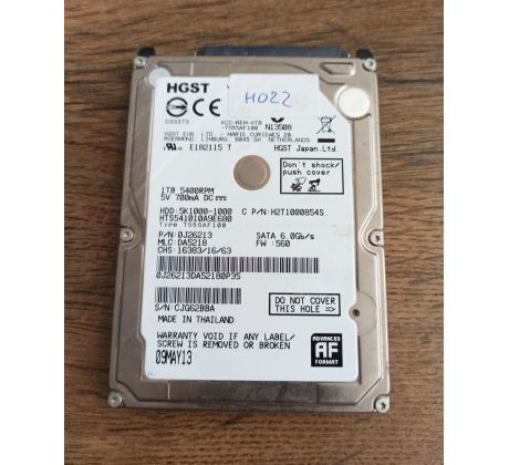 2.5" 1TB GST 5K1000-1000