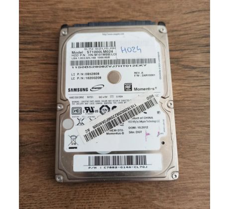 2.5" 1TB Samsung ST1000LM024 H024