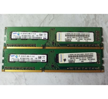 DDR3 4GB /2x 2GB/ 1066MHz Samsung