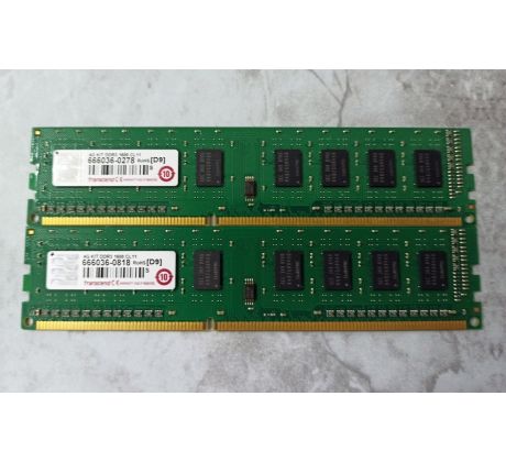 DDR3 4GB /2x 2GB/ 1600MHz Transcend