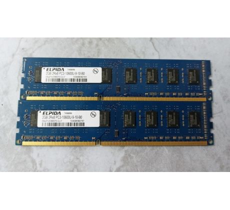 DDR3 4GB /2x 2GB/ 1333MHz Elpida